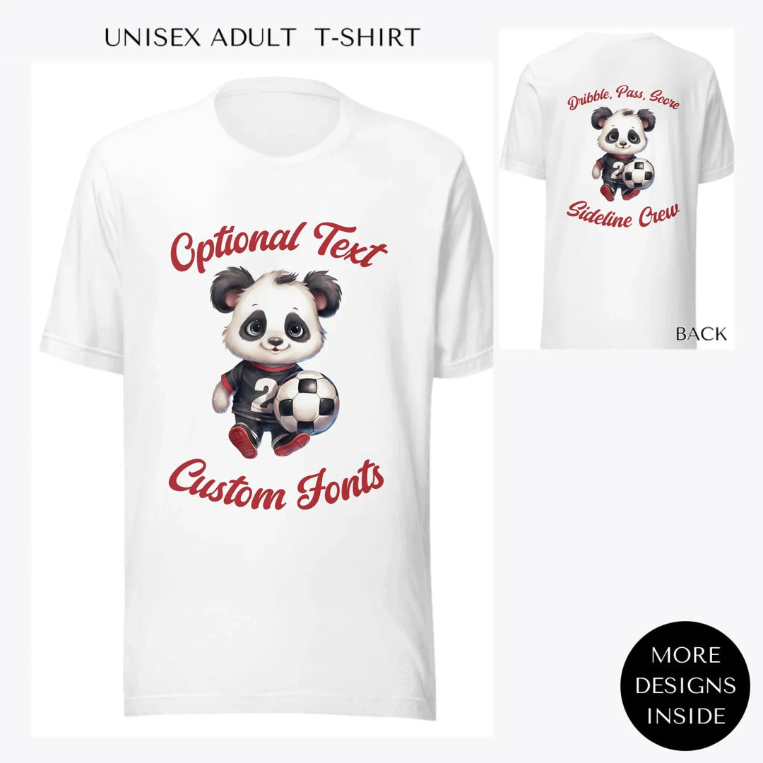 Cute-Animals-Playing-Soccer-custom-men-unisex-adult-t-shirt-artfulane