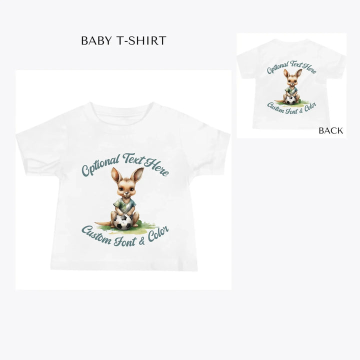 Cute-Animals-Playing-Soccer-custom-baby-t-shirt-artfulane