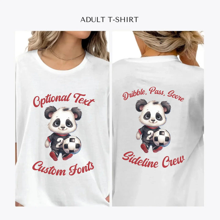 Cute-Animals-Playing-Soccer-personalized-women-unisex-adult-t-shirt-artfulane