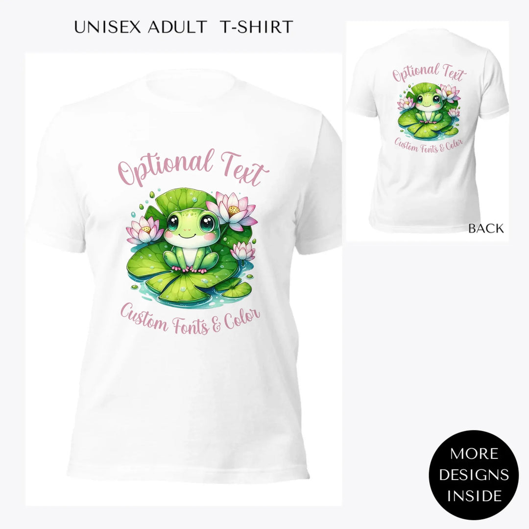 Cute-Spring-Frog-custom-women-unisex-adult-t-shirt-artfulane