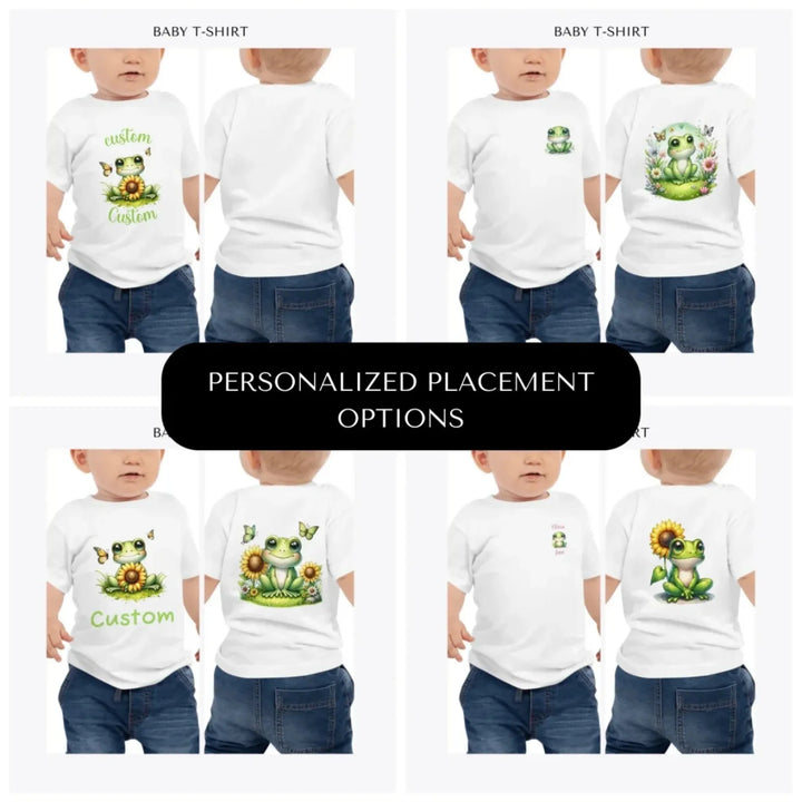 Cute-Spring-Frog-custom-baby-t-shirt-design-placement-front-back-pocket-artfulane