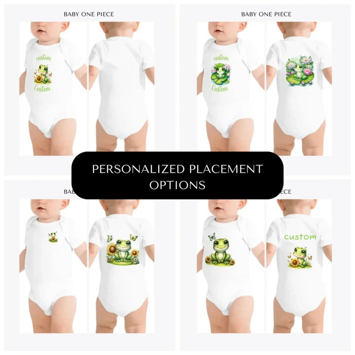 Cute-Spring-Frog-custom-baby-onesie-design-placement-front-back-pocket-artfulane
