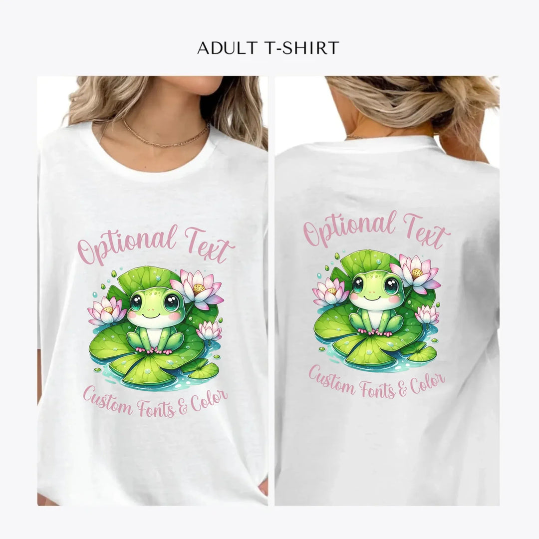 Cute-Spring-Frog-personalized-women-unisex-adult-t-shirt-artfulane