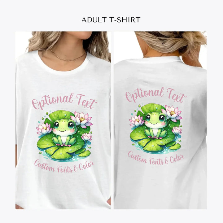 Cute-Spring-Frog-personalized-women-unisex-adult-t-shirt-artfulane