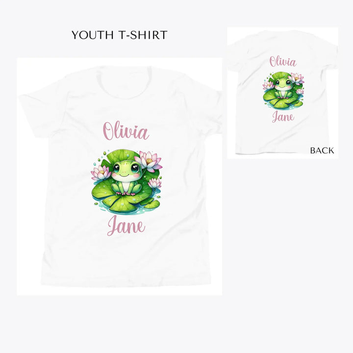 Cute-Spring-Frog-custom-youth-t-shirt-artfulane
