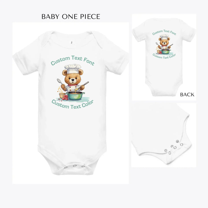 Cute-Teddy-Bear-Professions-custom-baby-onesie-artfulane