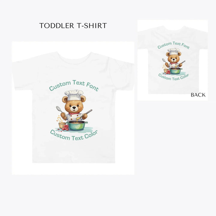Cute-Teddy-Bear-Professions-toddler-custom-t-shirt-artfulane