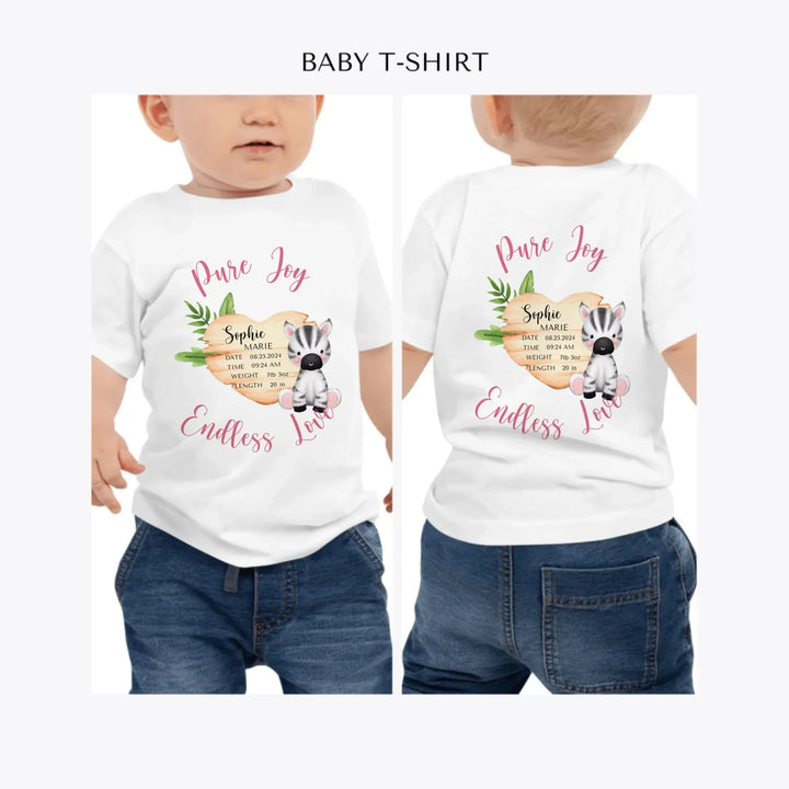 Cute-Zebra-Safari-Baby-Announcement-personalized-baby-t-shirt-artfulane