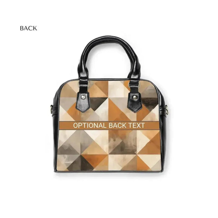 Custom Earthy Geometric Tote Bags - ARTFULANE