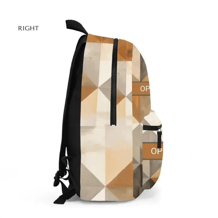 Custom Earthy Geometric Tote Bags - ARTFULANE