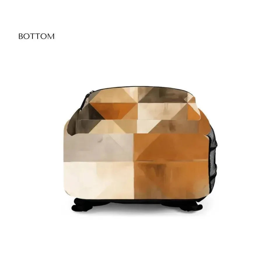 Custom Earthy Geometric Tote Bags - ARTFULANE