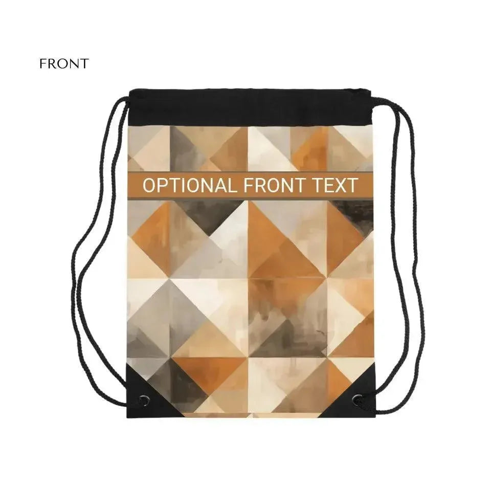Custom Earthy Geometric Tote Bags - ARTFULANE