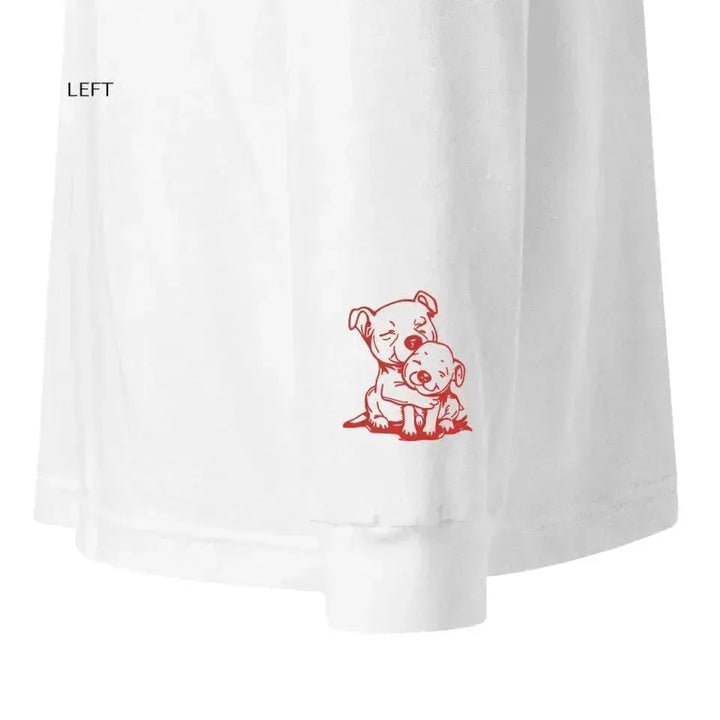 Custom Embroidered Animal Hug Long Sleeve T-Shirt - ARTFULANE