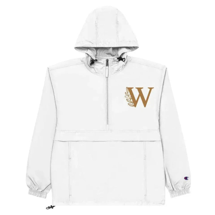 Custom Embroidered Autumn Leaf Monogram Jacket - ARTFULANE