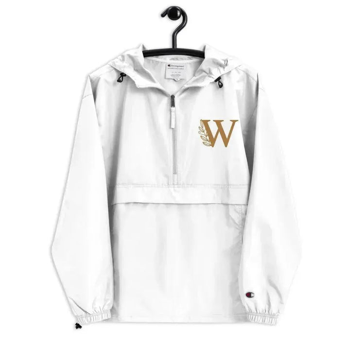 Custom Embroidered Autumn Leaf Monogram Jacket - ARTFULANE