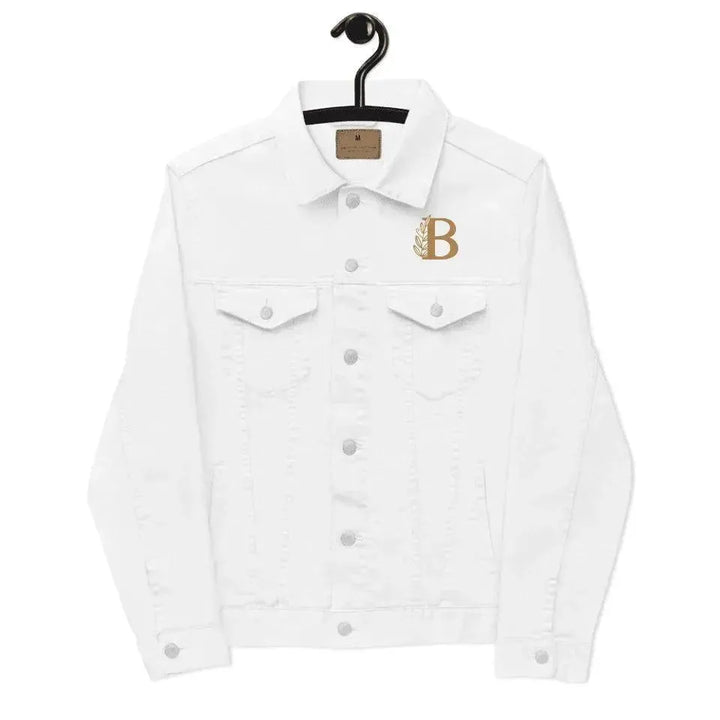 Custom Embroidered Autumn Leaf Monogram Jacket - ARTFULANE