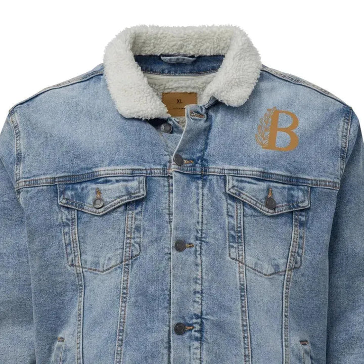 Custom Embroidered Autumn Leaf Monogram Jacket - ARTFULANE