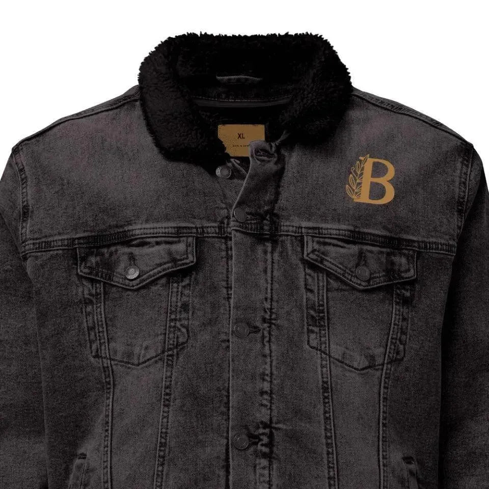 Custom Embroidered Autumn Leaf Monogram Jacket - ARTFULANE