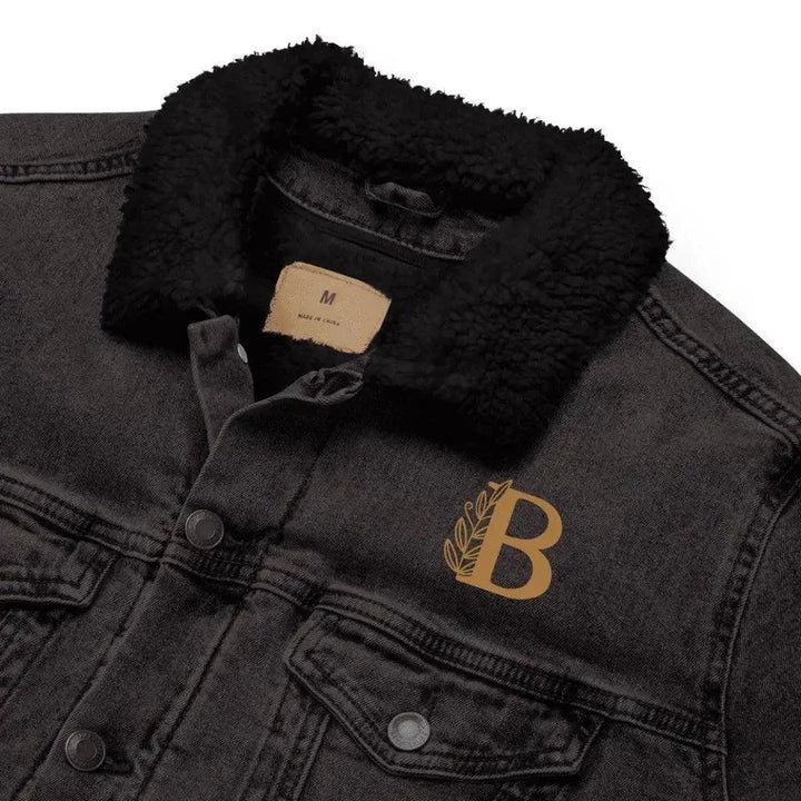 Custom Embroidered Autumn Leaf Monogram Jacket - ARTFULANE