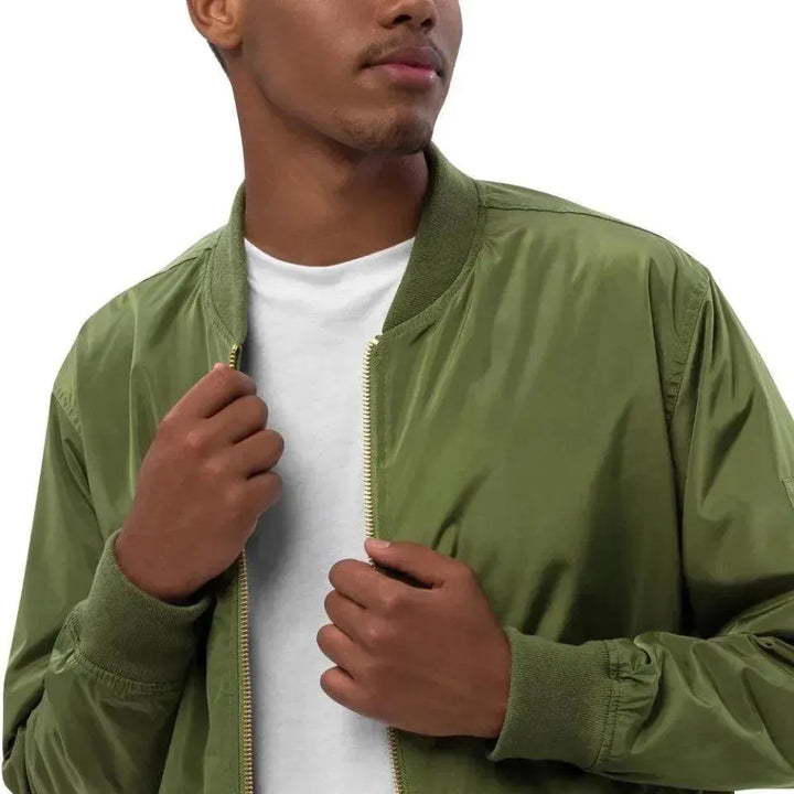 Custom Embroidered Autumn Leaf Monogram Jacket - ARTFULANE