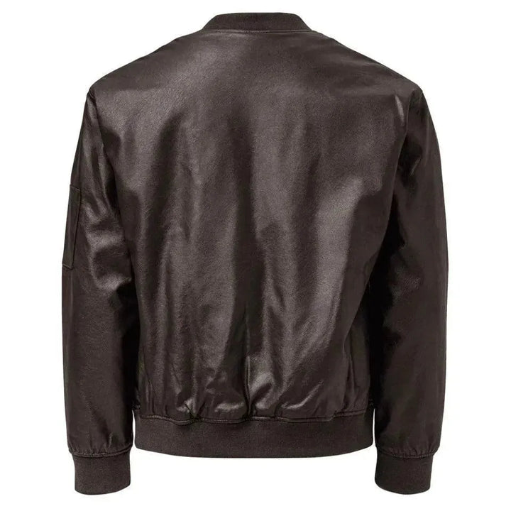 Custom Embroidered Autumn Leaf Monogram Jacket - ARTFULANE