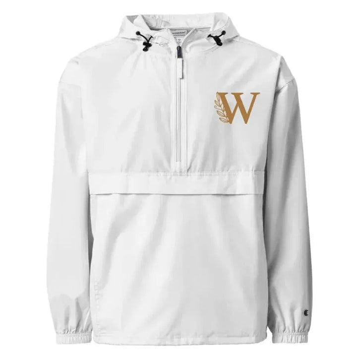 Custom Embroidered Autumn Leaf Monogram Jacket - ARTFULANE