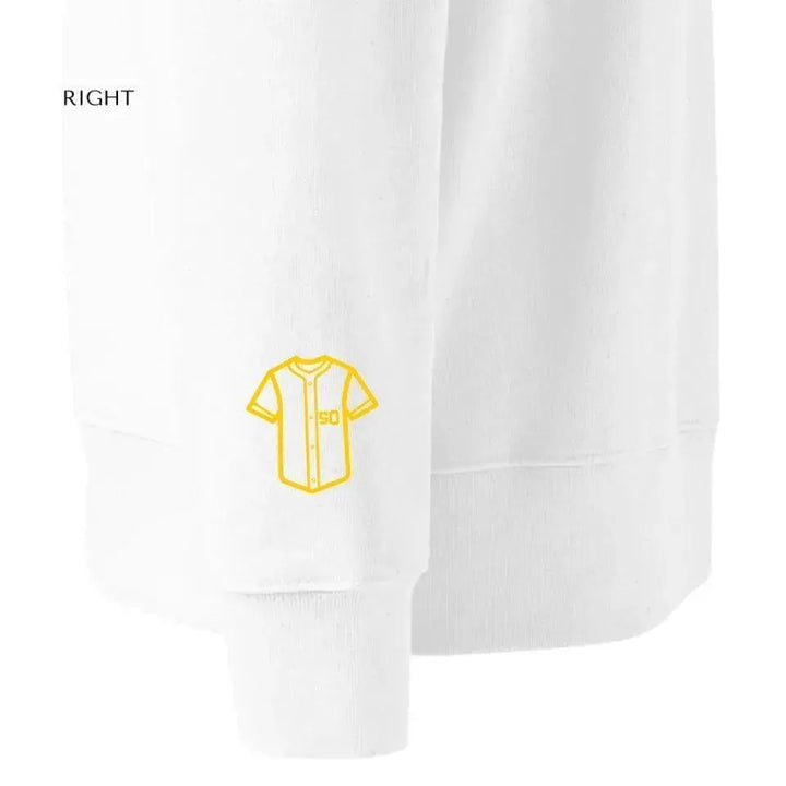 Custom Embroidered Baseball Icons Hoodie and Sweatshirt - ARTFULANE