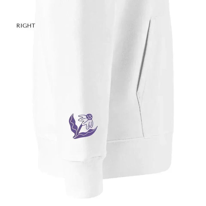 Custom Embroidered Boho Flowers Hoodie and Sweatshirt - ARTFULANE