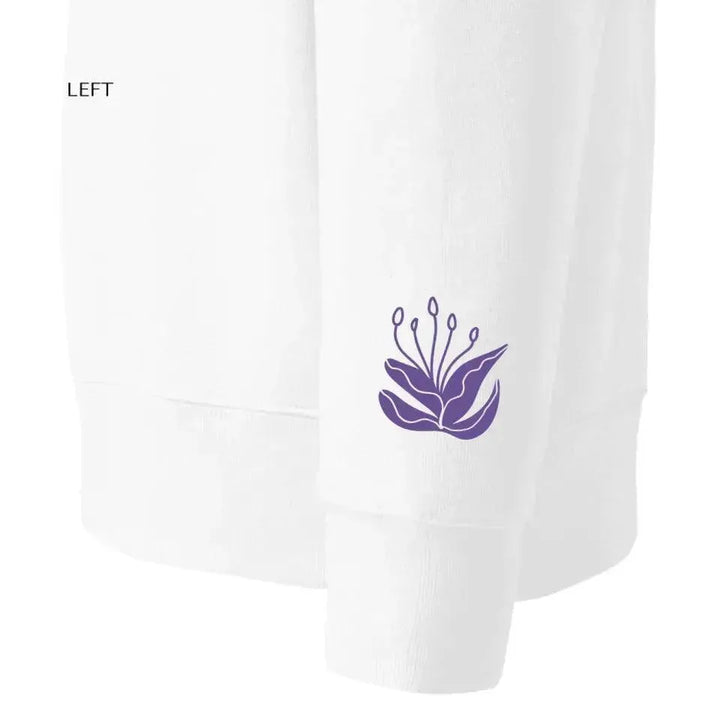 Custom Embroidered Boho Flowers Hoodie and Sweatshirt - ARTFULANE