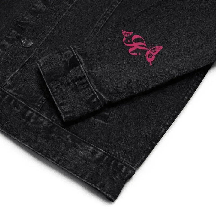 Custom Embroidered Butterflies Initial Jacket - ARTFULANE