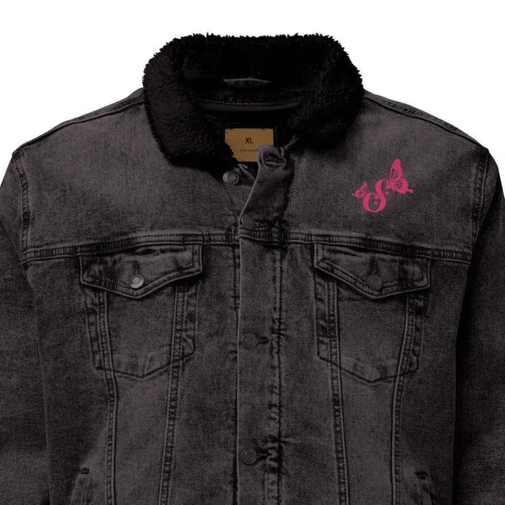 Custom Embroidered Butterflies Initial Jacket - ARTFULANE