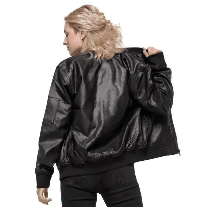 Custom Embroidered Butterflies Initial Jacket - ARTFULANE