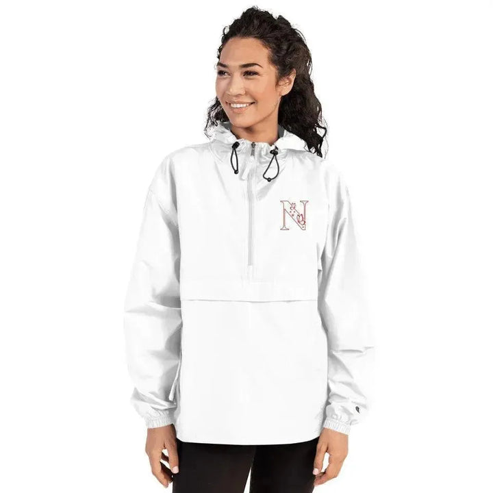Custom Embroidered Butterfly Initial Jacket - ARTFULANE