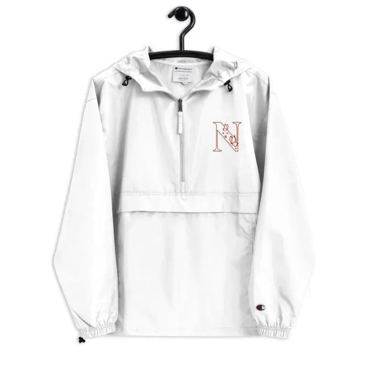 Custom Embroidered Butterfly Initial Jacket - ARTFULANE