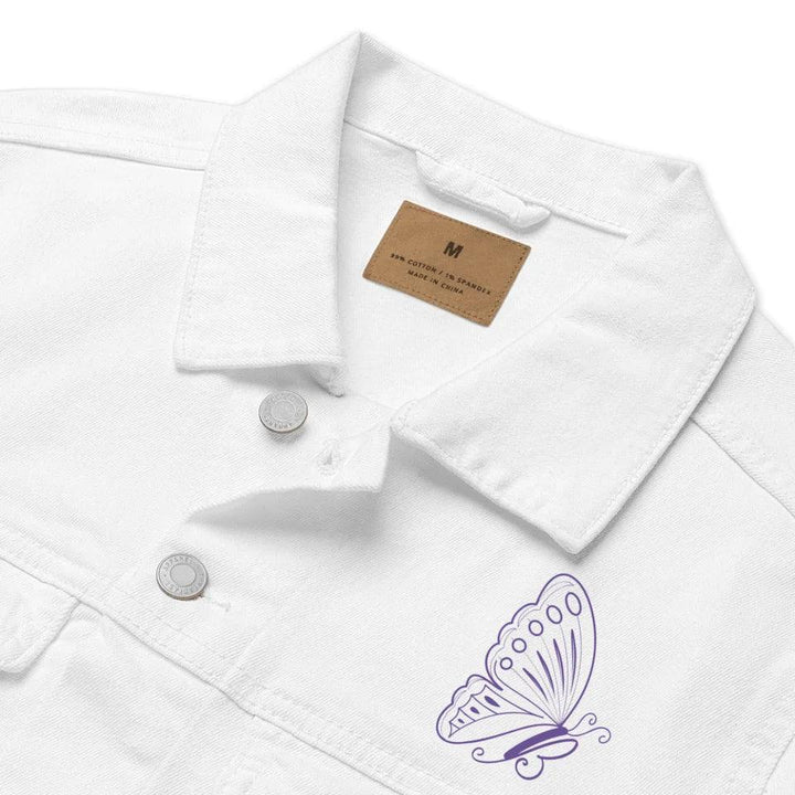 Custom Embroidered Butterfly Initial Jacket - ARTFULANE