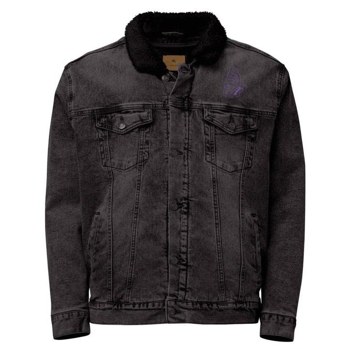 Custom Embroidered Butterfly Initial Jacket - ARTFULANE
