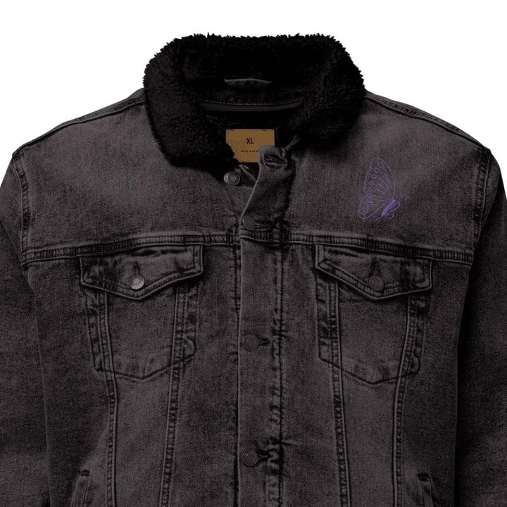 Custom Embroidered Butterfly Initial Jacket - ARTFULANE