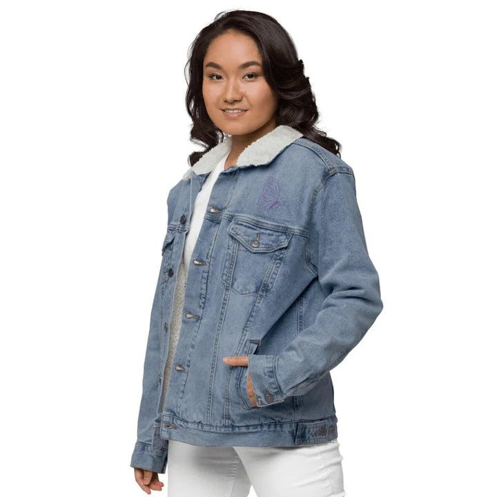 Custom Embroidered Butterfly Initial Jacket - ARTFULANE