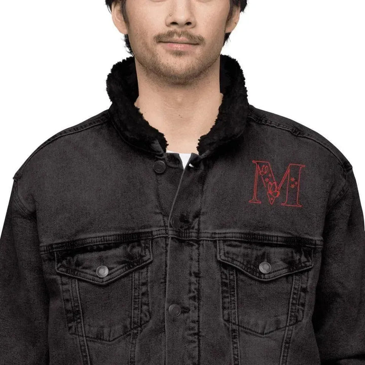 Custom Embroidered Butterfly Initial Jacket - ARTFULANE