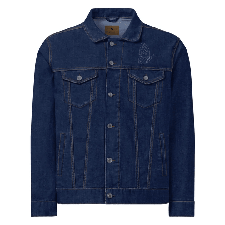 Custom Embroidered Butterfly Initial Jacket - ARTFULANE