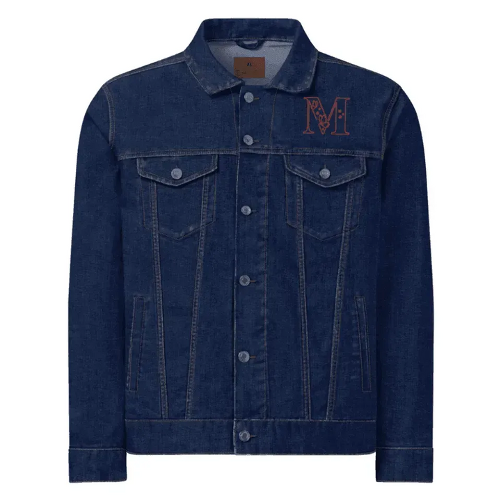 Custom Embroidered Butterfly Initial Jacket - ARTFULANE
