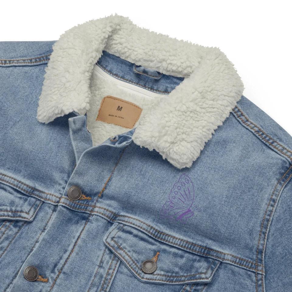 Custom Embroidered Butterfly Initial Jacket - ARTFULANE