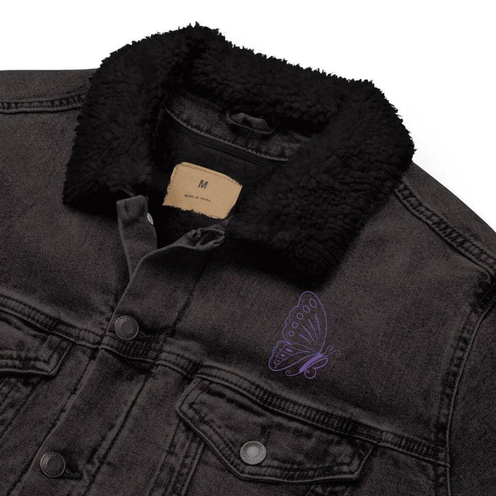 Custom Embroidered Butterfly Initial Jacket - ARTFULANE