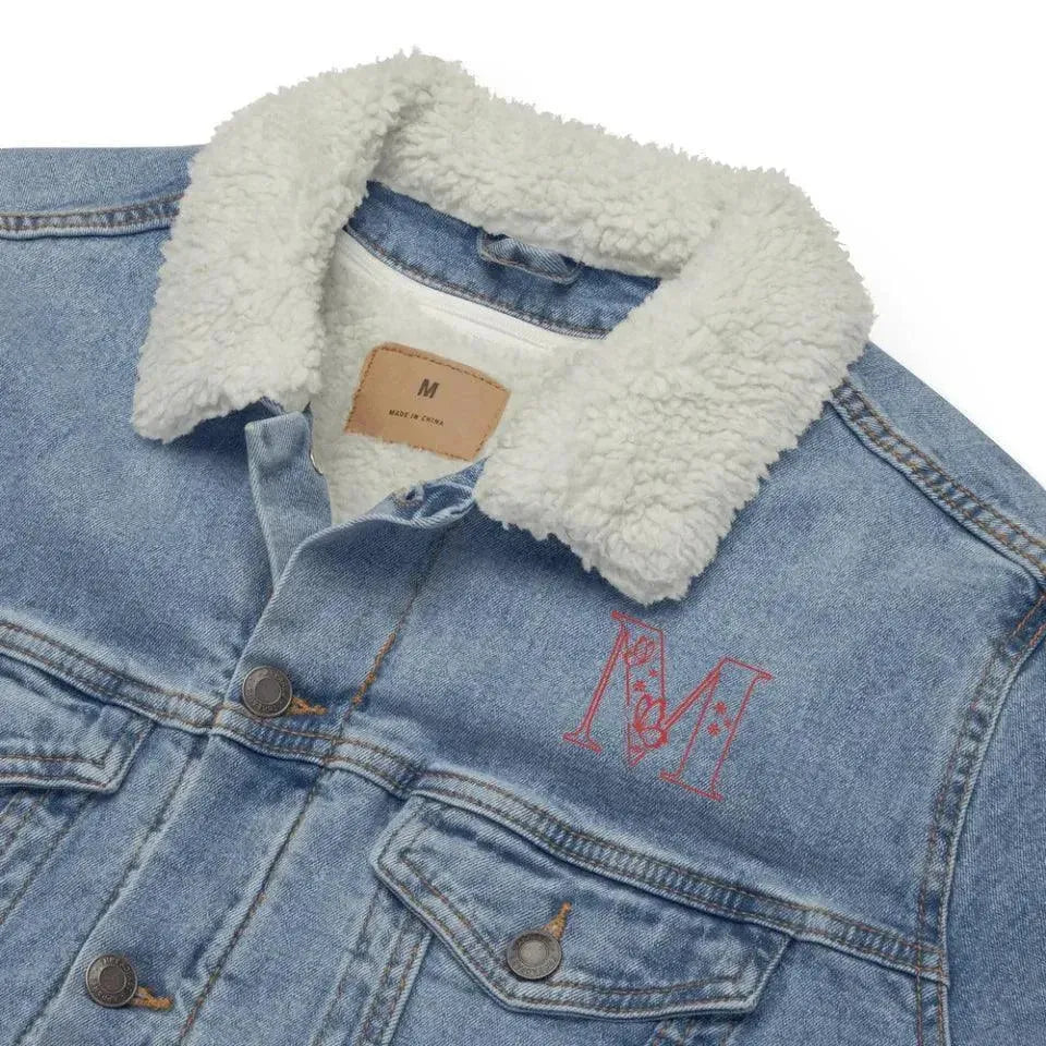 Custom Embroidered Butterfly Initial Jacket - ARTFULANE