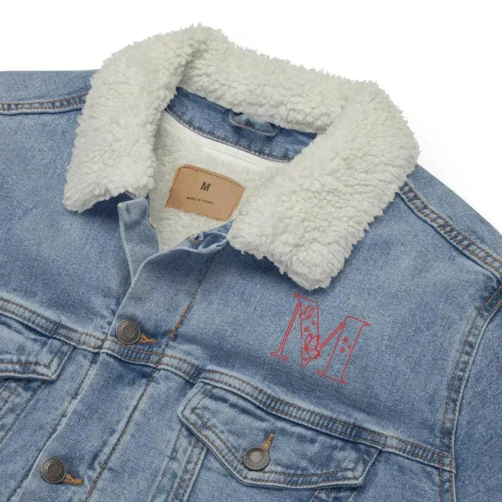 Custom Embroidered Butterfly Initial Jacket - ARTFULANE