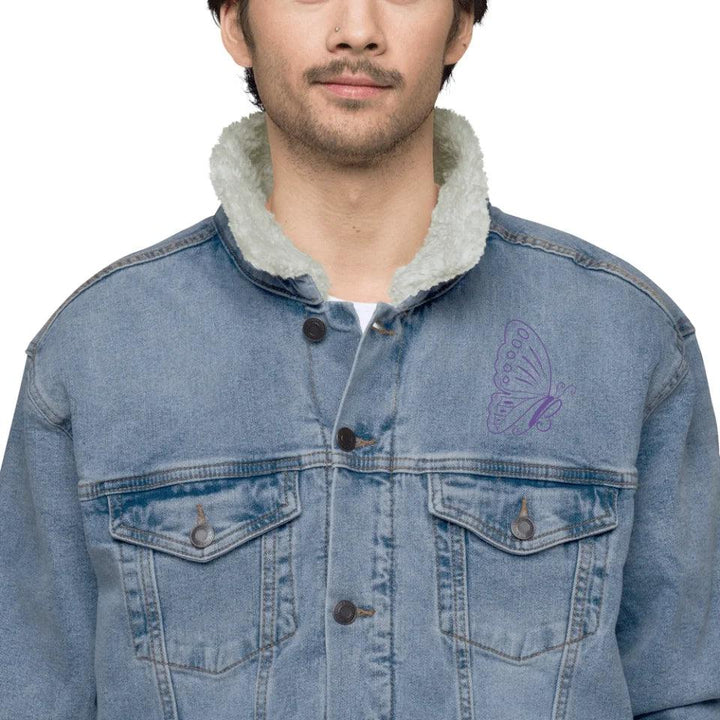 Custom Embroidered Butterfly Initial Jacket - ARTFULANE