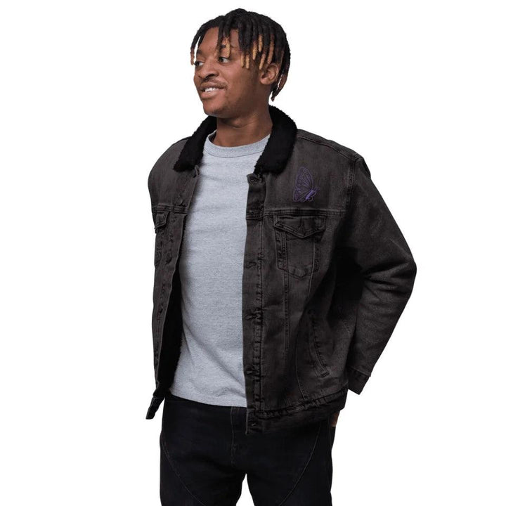 Custom Embroidered Butterfly Initial Jacket - ARTFULANE