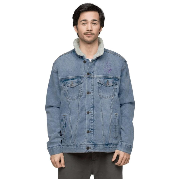Custom Embroidered Butterfly Initial Jacket - ARTFULANE