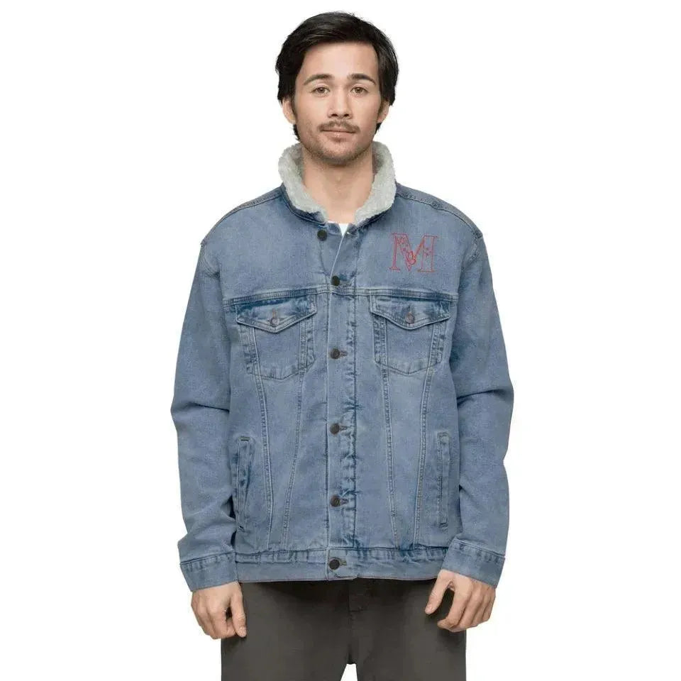 Custom Embroidered Butterfly Initial Jacket - ARTFULANE