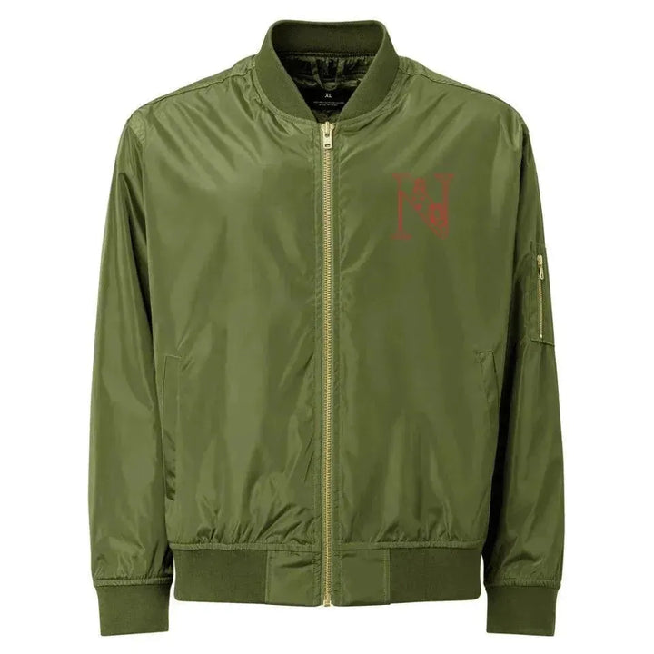 Custom Embroidered Butterfly Initial Jacket - ARTFULANE